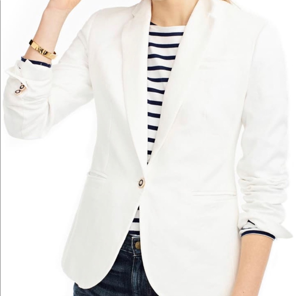 J. Crew 0 Campbell Linen Blazer (khaki color) NWOT